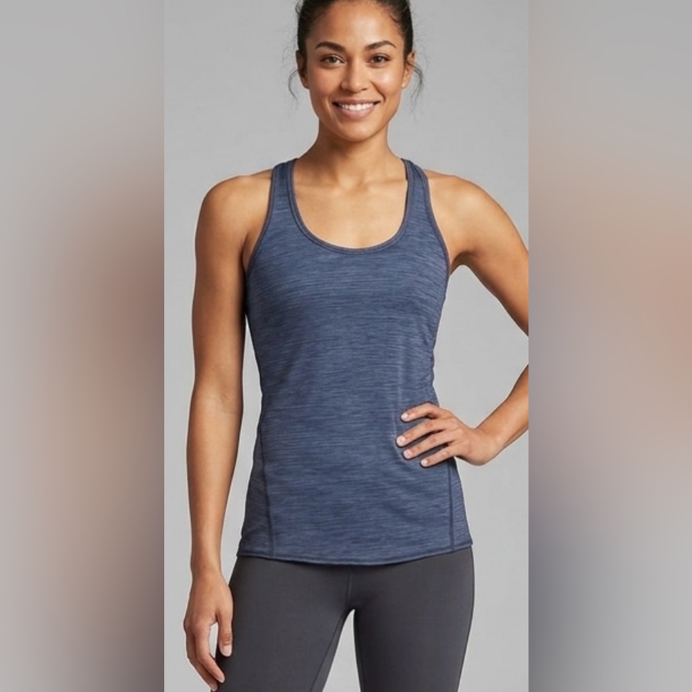 Athleta Shadow Stripe Chi Tank